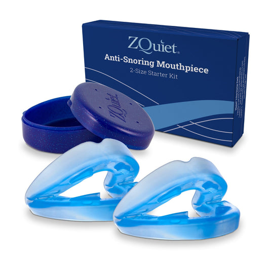 ZQuiet Anti-Snoring Mouthpiece 2-Size Starter Pack